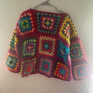 Handmade Granny Square Sweater